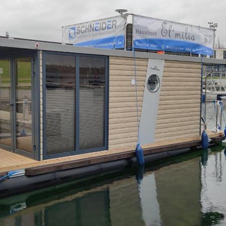Mobiles Hausboot El'Milia Hotel Braunsbedra ภายนอก รูปภาพ