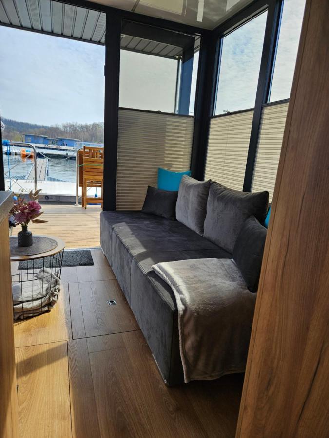 Mobiles Hausboot El'Milia Hotel Braunsbedra ภายนอก รูปภาพ